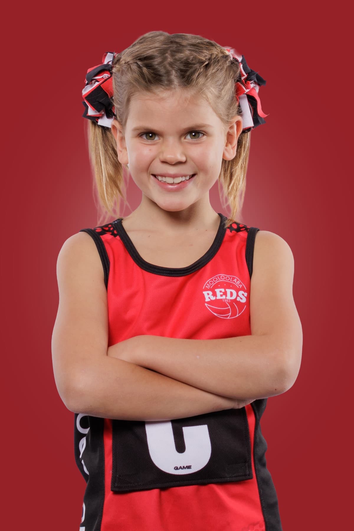 Netball individual player portrait by Digital Barista